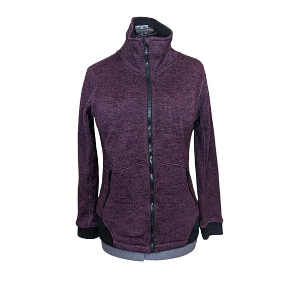 Calvin Klein Performance Maroon Quick Dry Full Zip Fleece Jacket Size M - Picture 1 of 9